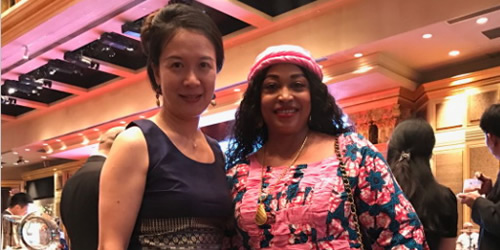 公司负责人与安哥拉驻广州领事馆夫人会面