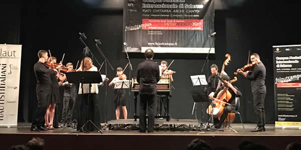意大利萨勒诺长笛、小提琴大师班